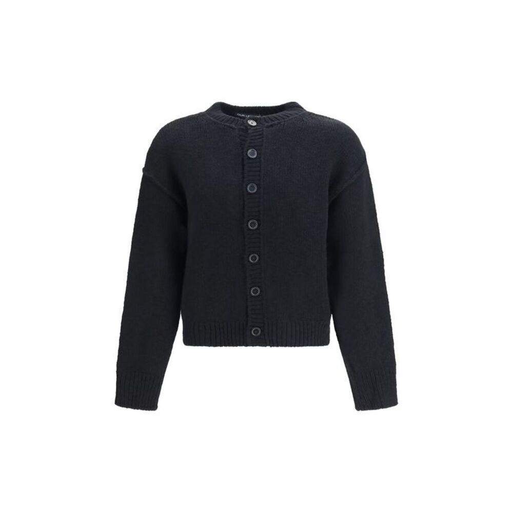 Our Legacy Black Wool Oves Aries Men's Cardigan
